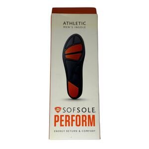 SofSole Perform Athletic Insoles - Mens Size 7-8.5 - New